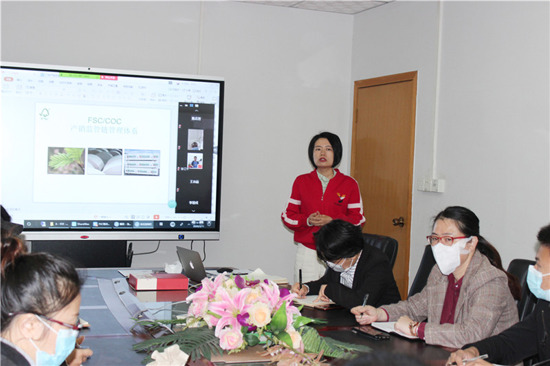 疫情之下拍马纸业积极开展各类学习培训